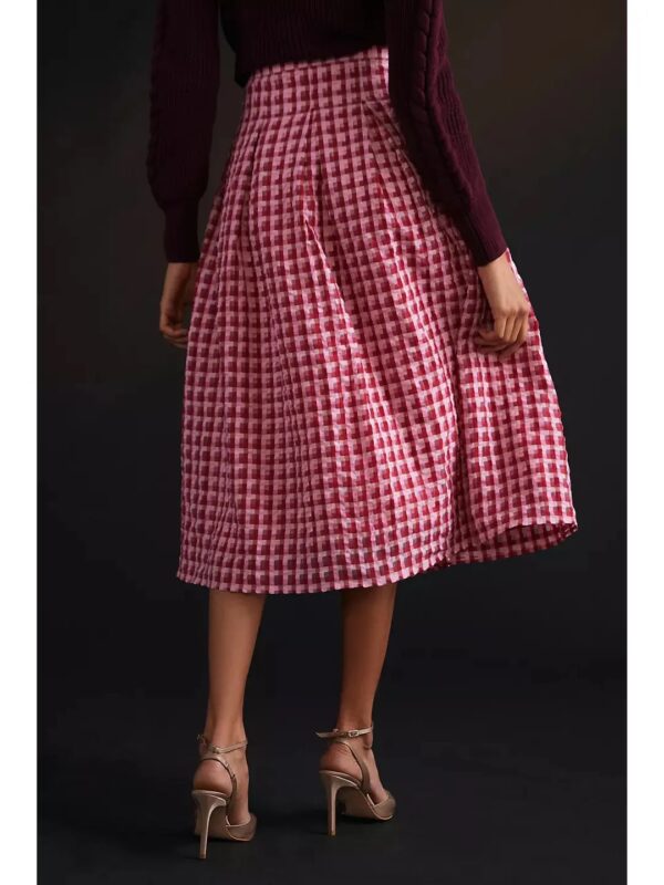 Hannah Plaid Midi Skirt - Image 2